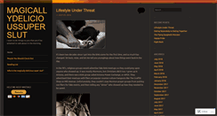 Desktop Screenshot of magicallydelicioussuperslut.com